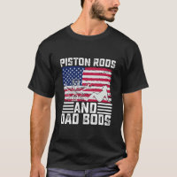 Piston Rods And Dad Bods Mechanic Usa 4th Of July