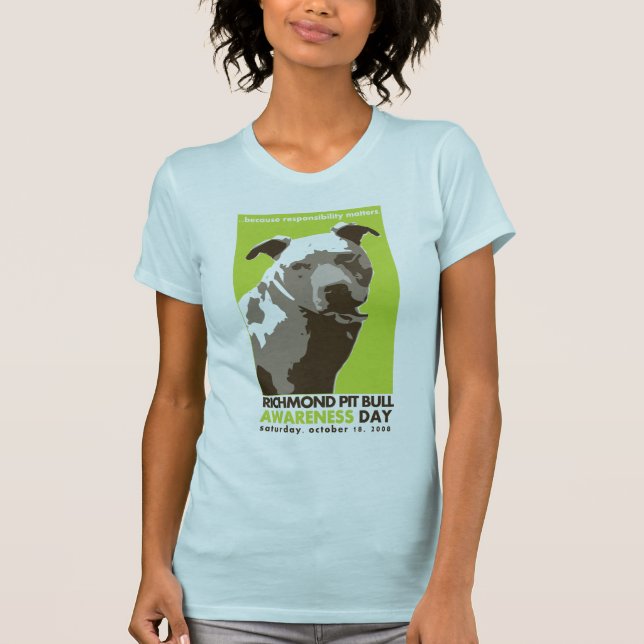 pit bull awareness day shirt (Front)