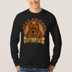 Pit Bull Best Friends For Life Pit Bull Dog Owner T-Shirt