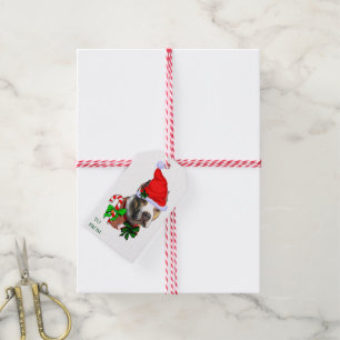 Pit Bull Christmas Gift Tags