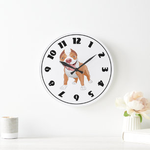 Pit Bull Clock