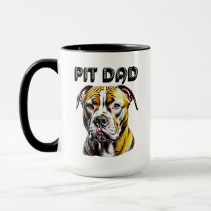 Pit Bull Dad Dog Lover's Mug