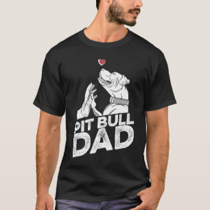 Pit Bull Dad Father Dog Breed Pitbull Ban T-Shirt