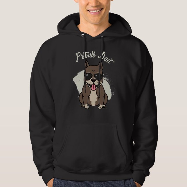 Pit Bull Dad Hoodie (Front)