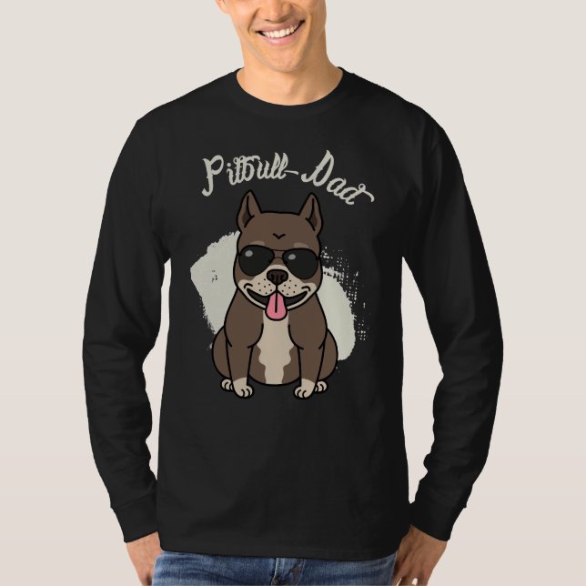Pit Bull Dad T-Shirt (Front)
