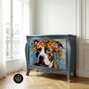  Pit Bull  Decoupage Tissue Paper