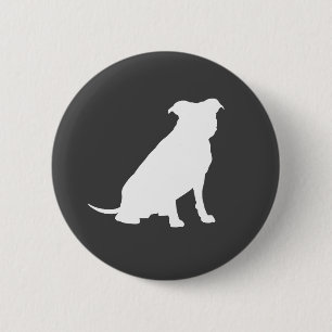 Pit Bull Dog Baby Pitbull Shower Gender Neutral 6 Cm Round Badge