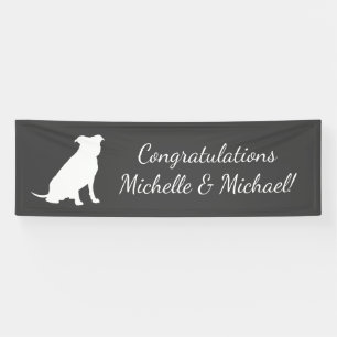 Pit Bull Dog Baby Pitbull Shower Gender Neutral Banner