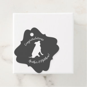 Pit Bull Dog Baby Pitbull Shower Gender Neutral Favour Tags