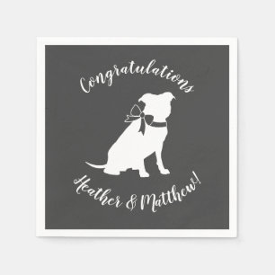 Pit Bull Dog Baby Pitbull Shower Gender Neutral Napkin