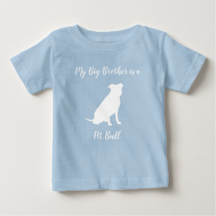 Pit Bull Dog Baby Shower Blue Boy Pitbull T-Shirt