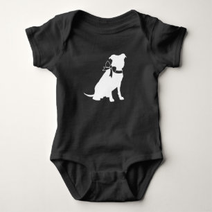 Pit Bull Dog Baby Shower Gender Neutral Pitbull Bodysuit