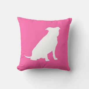 Pit Bull Dog Baby Shower Pink Girl Pitbull Cushion