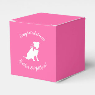 Pit Bull Dog Baby Shower Pink Girl Pitbull Favour Box