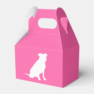 Pit Bull Dog Baby Shower Pink Girl Pitbull Favour Box