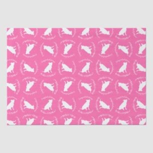 Pit Bull Dog Baby Shower Pink Girl Pitbull Tissue Paper