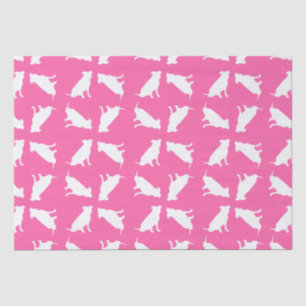 Pit Bull Dog Baby Shower Pink Girl Pitbull Tissue Paper