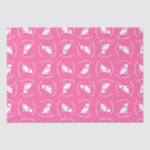 Pit Bull Dog Baby Shower Puppy Tissue Paper