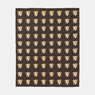Pit Bull Dog Fleece Blanket