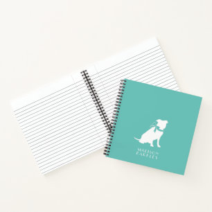 Pit Bull Dog Puppy Pitbull Notebook