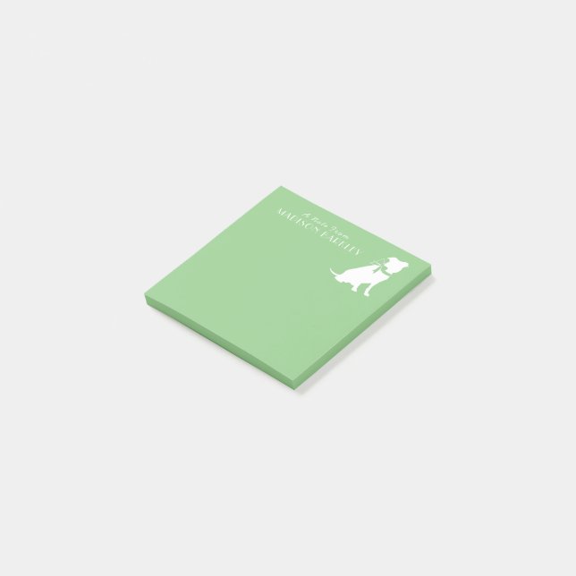 Pit Bull Dog Puppy Pitbull Post-it Notes (Angled)