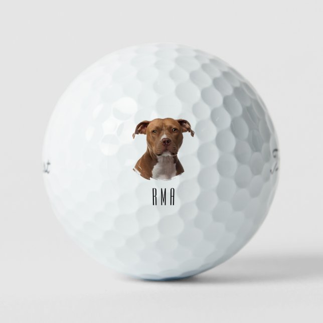 Pit Bull Golf Balls (Front)