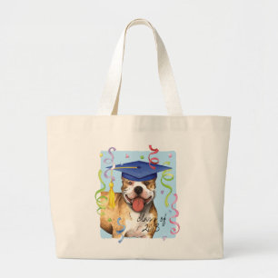 Pit Bull Graduate Large Tote Bag
