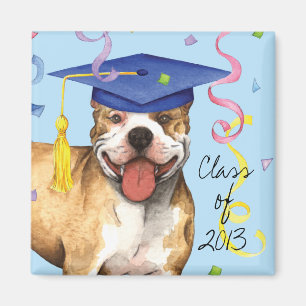 Pit Bull Graduate Magnet