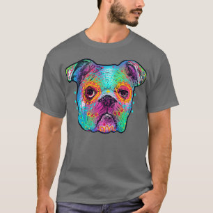 Pit bull head paint T-Shirt