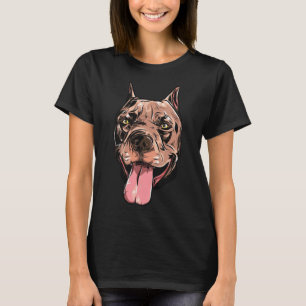 Pit Bull Illustration T-Shirt