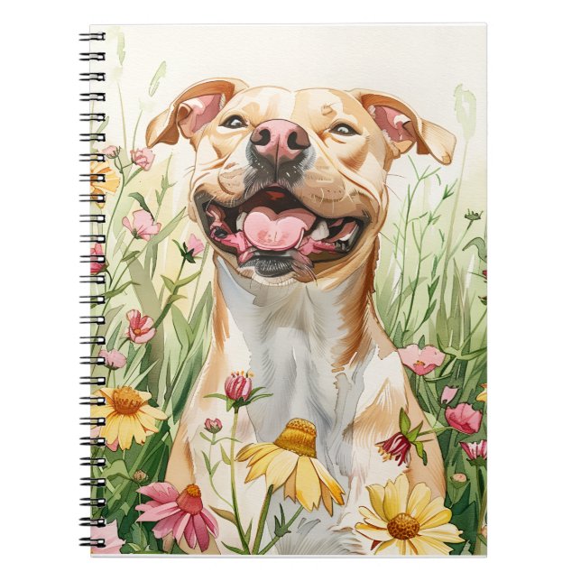 Pit Bull Journal – Dog Mum Notes (Front)