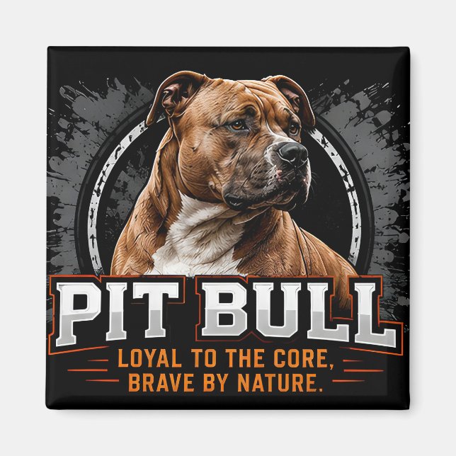 🐾 Pit Bull Lover Family Pride 🐾 Magnet (Front)