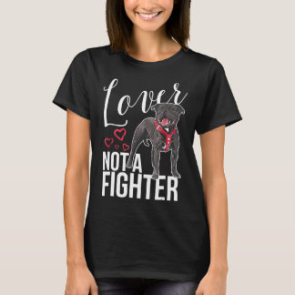 Pit Bull Lover Not A Fighter Pit Bull Mum Dad T-Shirt