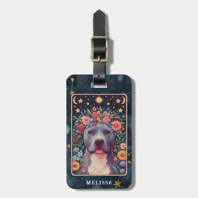 Pit Bull Luggage Tag (Front Vertical)