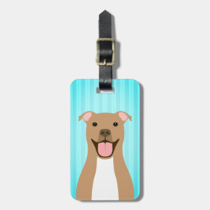 Pit Bull Luggage Tags