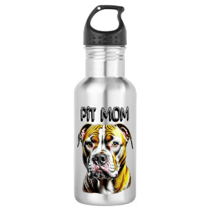 Pit Bull Mum  Dog Lover's   532 Ml Water Bottle