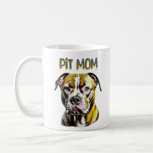 Pit Bull Mum   Dog Lover's  Coffee Mug