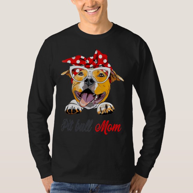 Pit Bull Mum    T-Shirt (Front)