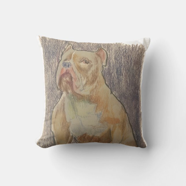 Pit Bull Pillow (Front)