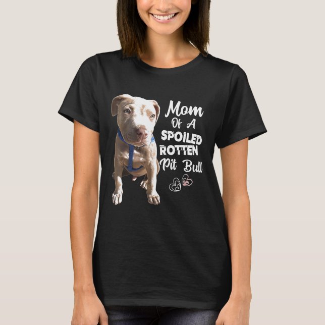 Pit Bull Pit Bull Mum Dog T-Shirt (Front)