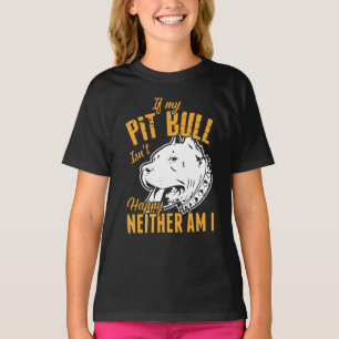 Pit Bull Puppy Dog - Cute Funny Pitbull Mum Dad T-Shirt