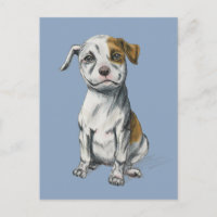 Pit Bull Puppy Sketch Drawing
