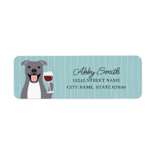 Pit Bull Return Address Labels