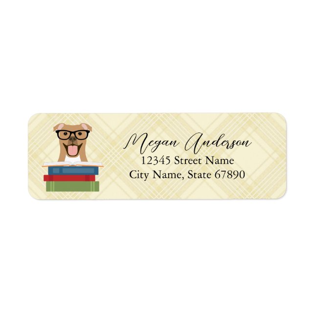 Pit Bull Return Address Labels (Front)