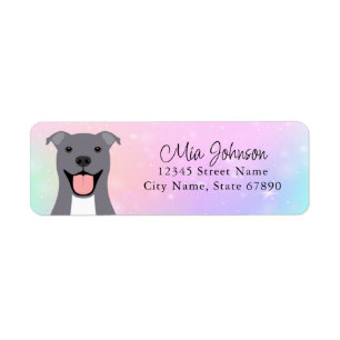 Pit Bull Return Address Labels