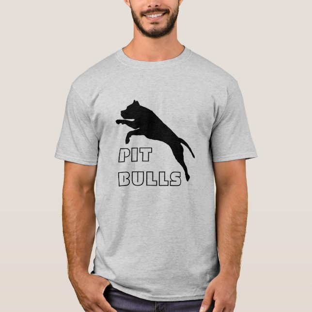 Pit Bull Short Sleeve Tee - Promote Pits (Front)