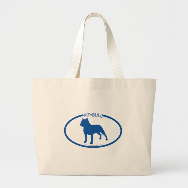 Pit Bull Silhouette Bag (Front)