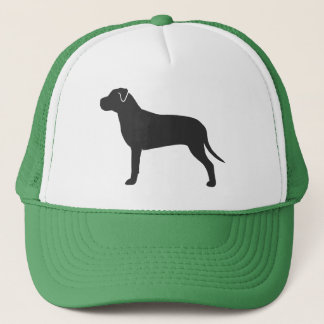 Pit Bull Silhouette Trucker Hat