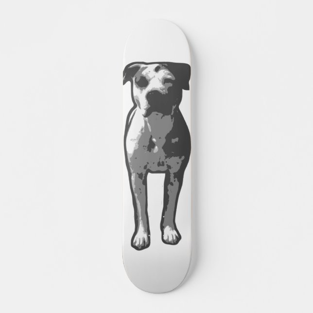 Pit Bull T-Bone Graphic Skateboard (Front)
