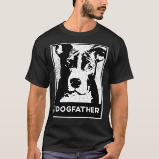 Pit Bull Terrier The Dog Father Funny Dog Dad T-Shirt
